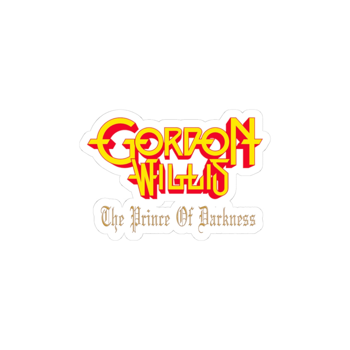 Gordon Willis X Ozzy Osbourne - Sticker