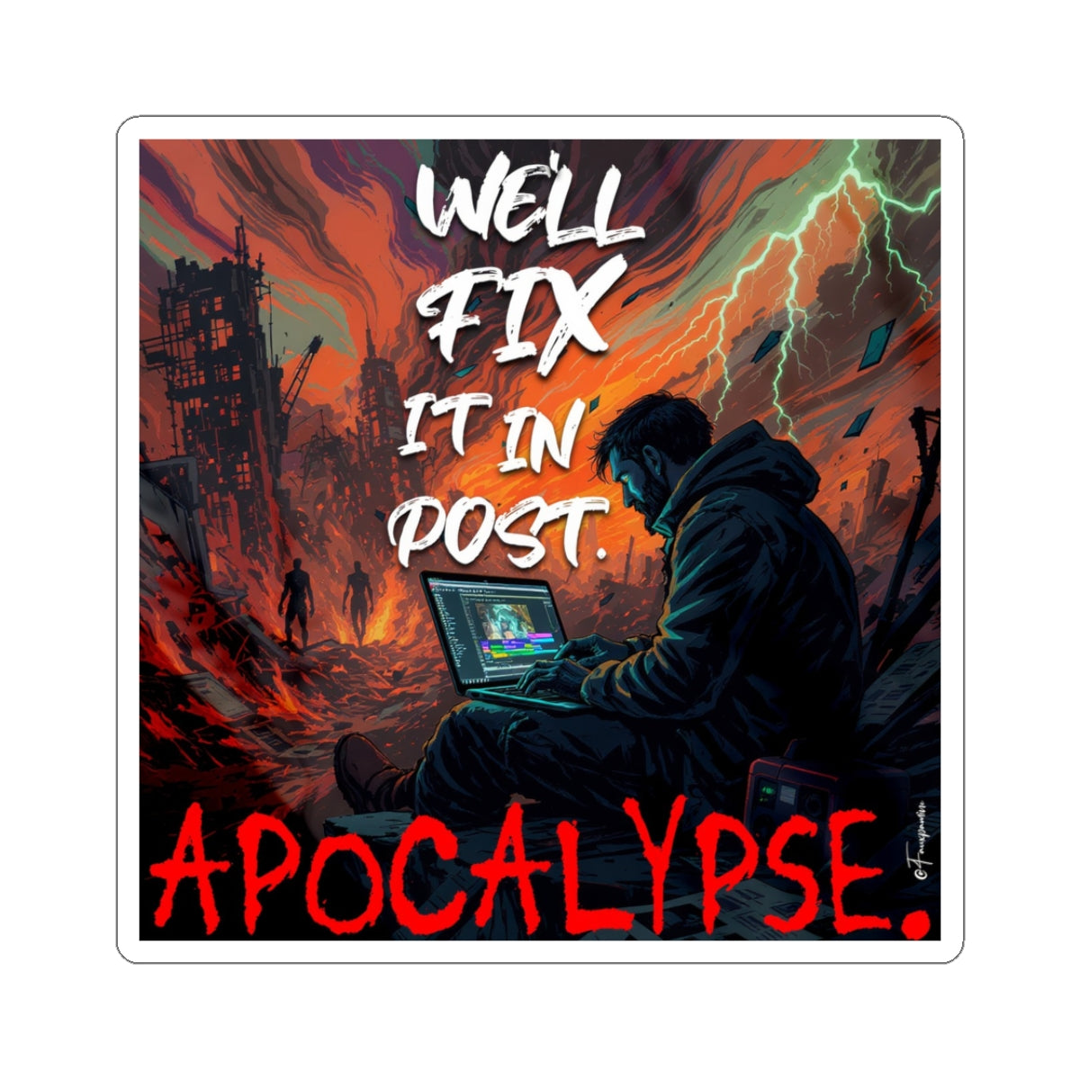 Final Cut of the End Times - Sticker