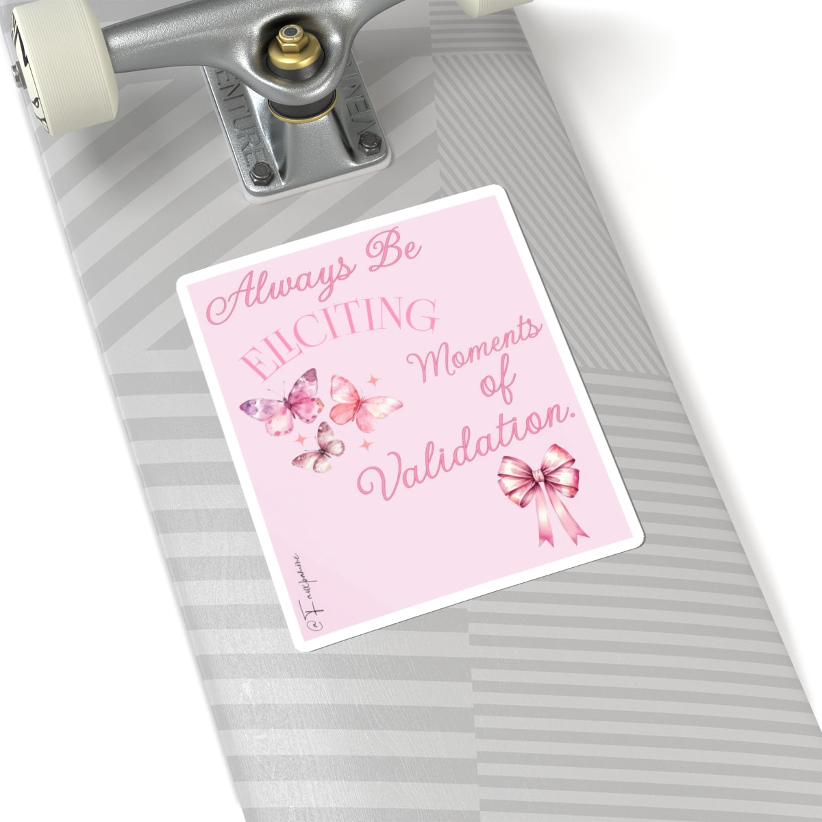 Pastel Aphorism in Digital Lace - Sticker