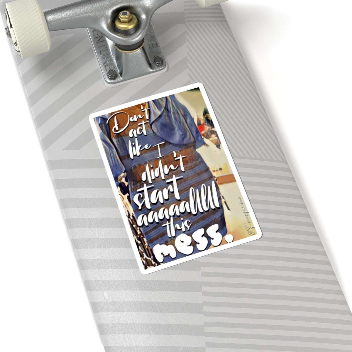 Chromatic Heresy of the Dress - Sticker