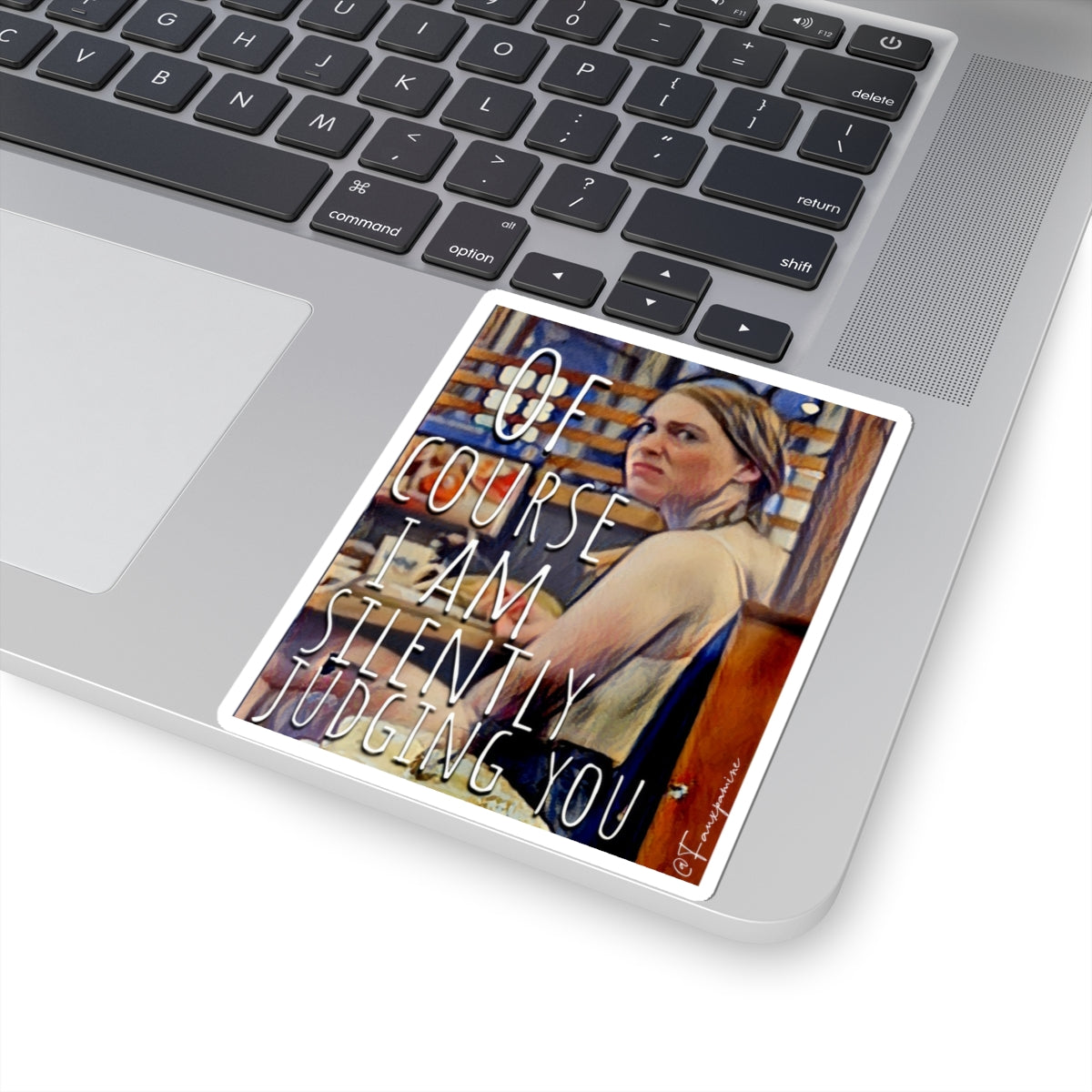 Mona Lisa Side-Eye - Sticker
