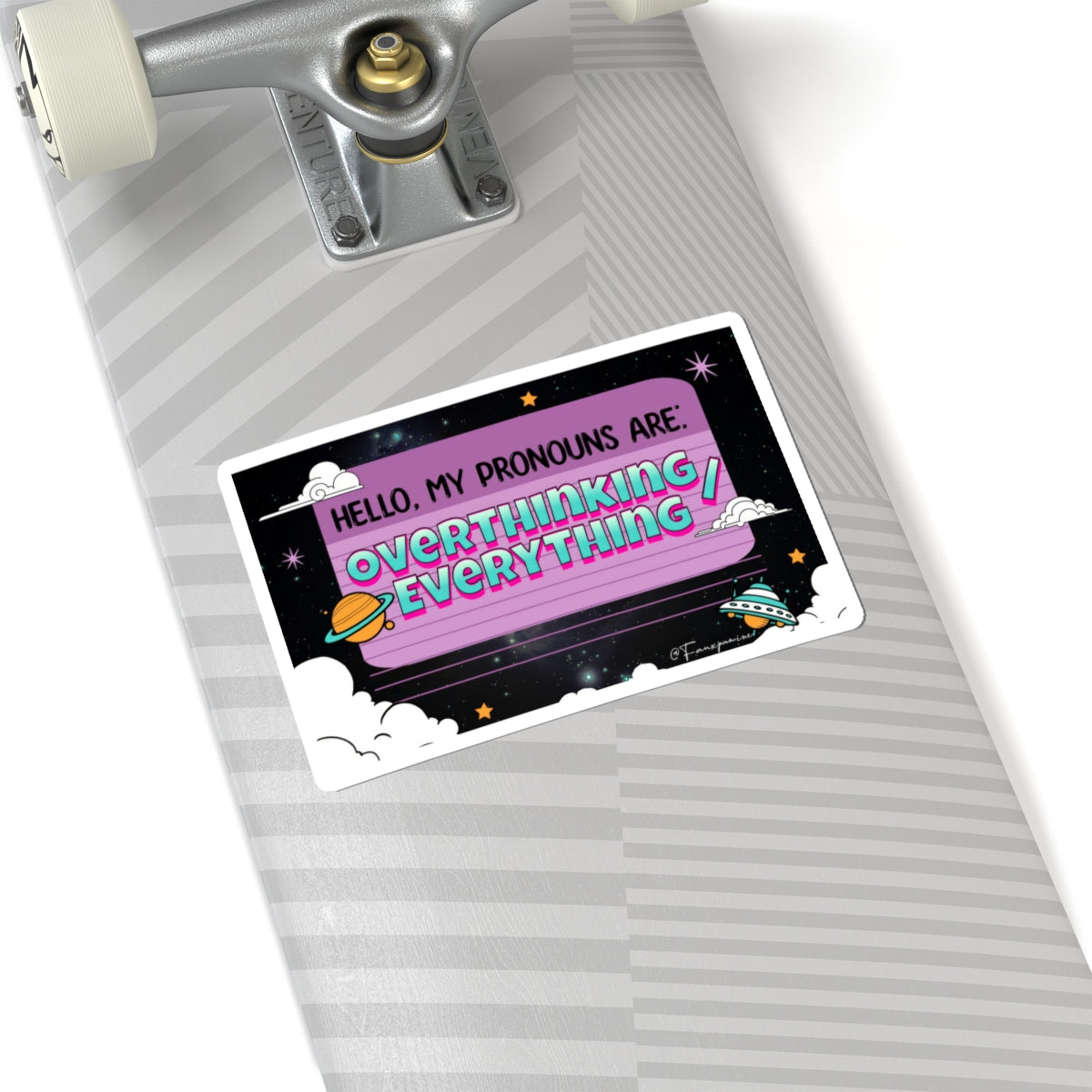 Overthinking/Everything - Sticker