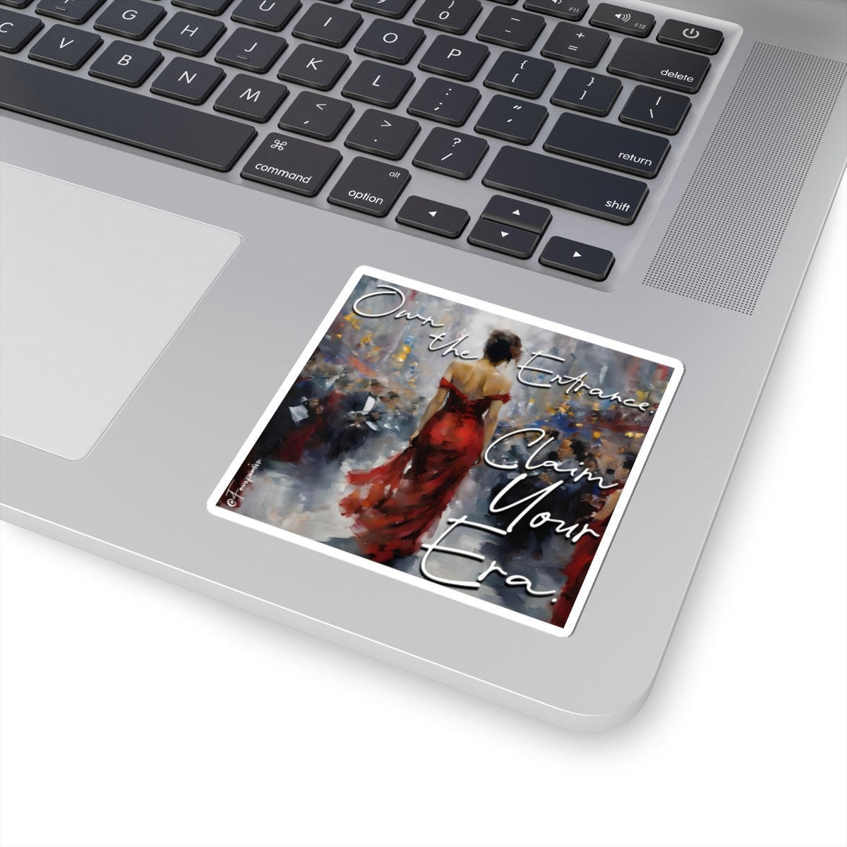 The Red Dress Colonizes Time - Sticker