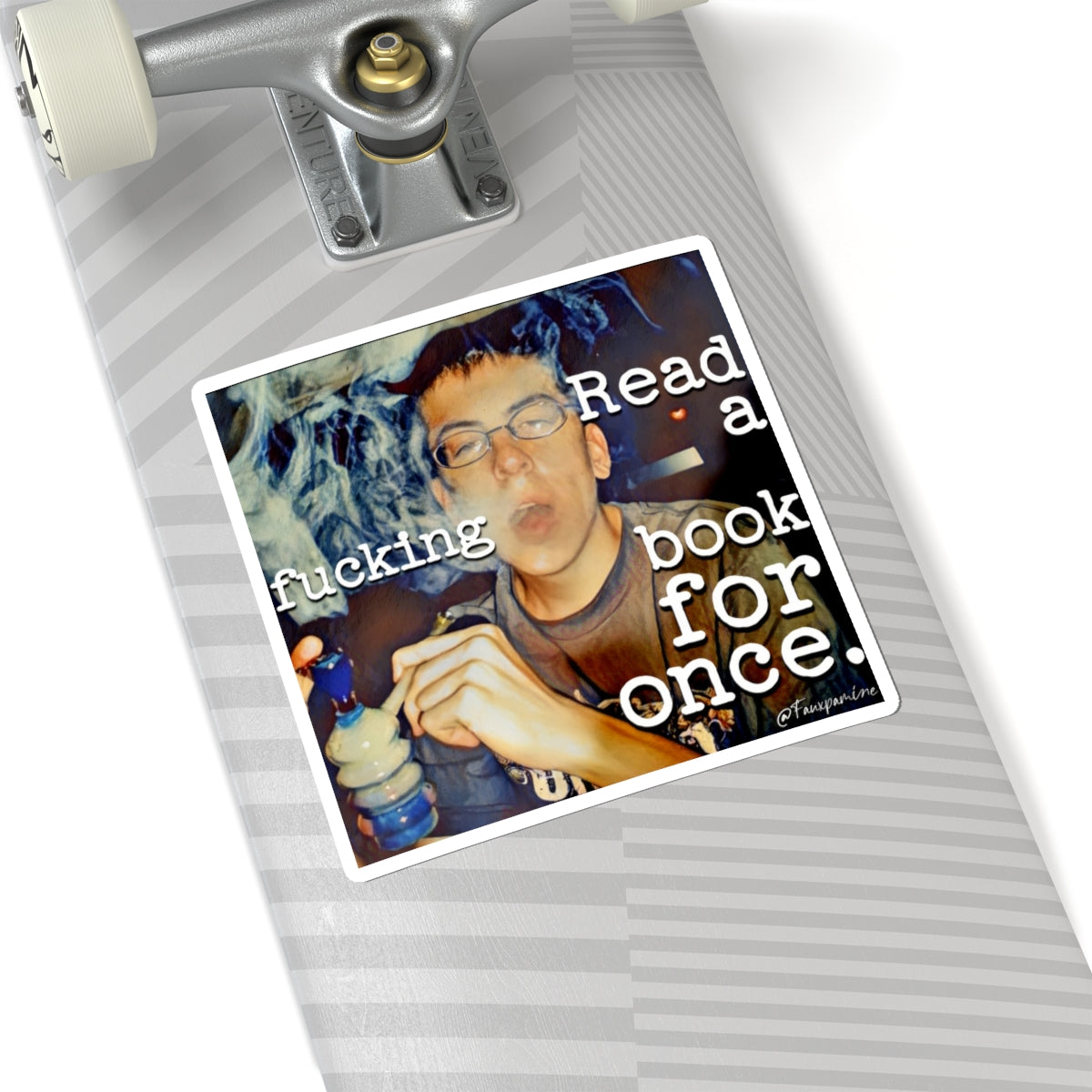 Instructional Nihilism in Smoky Tones - Sticker