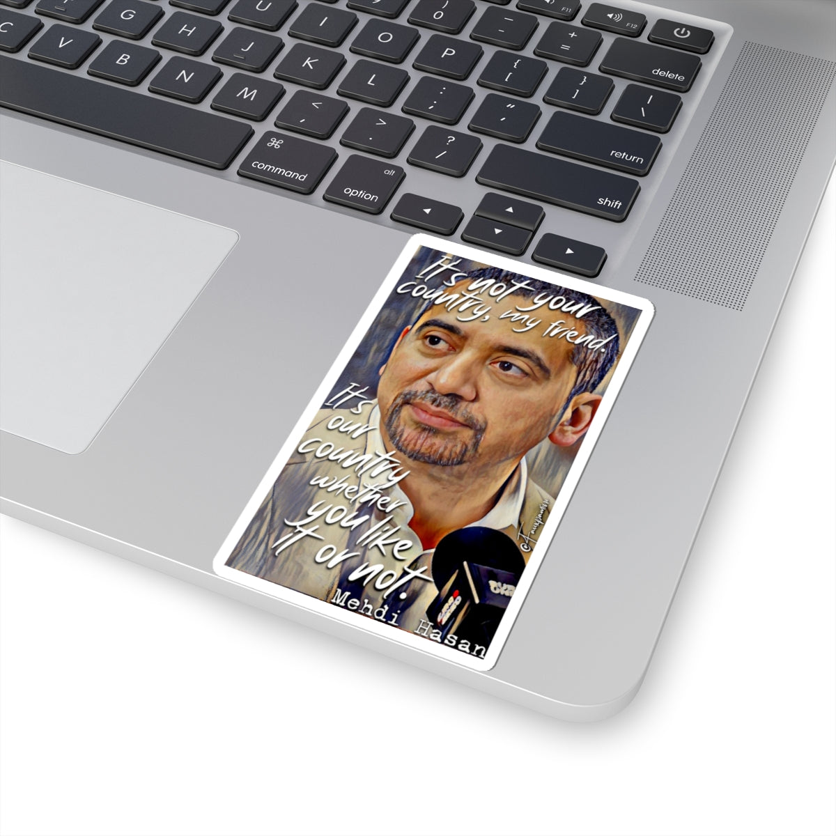 Cartographies of Belonging, Drawn in Defiance - Sticker
