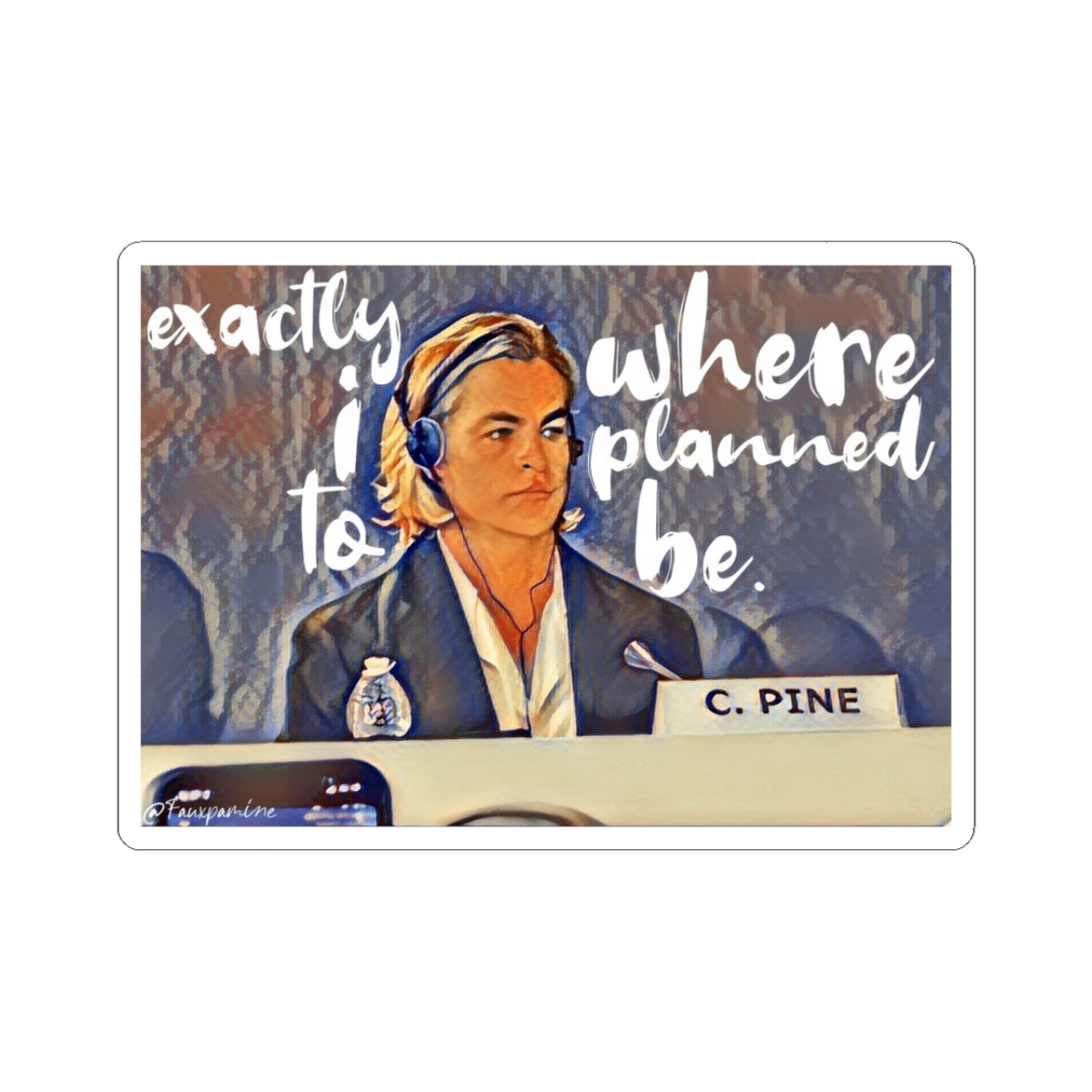 The Delegate of Nowhere - Sticker