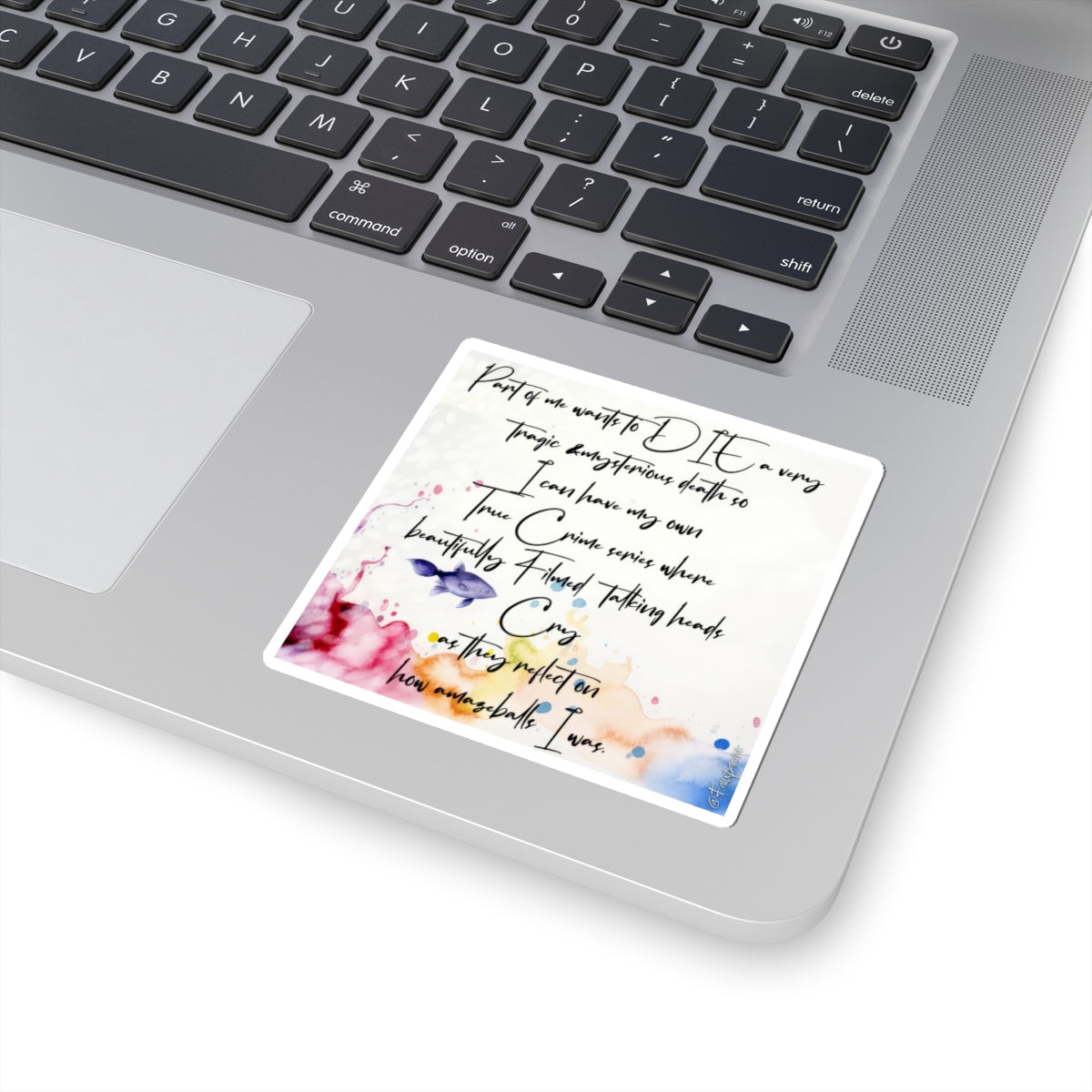 Talking Heads Cry - Sticker