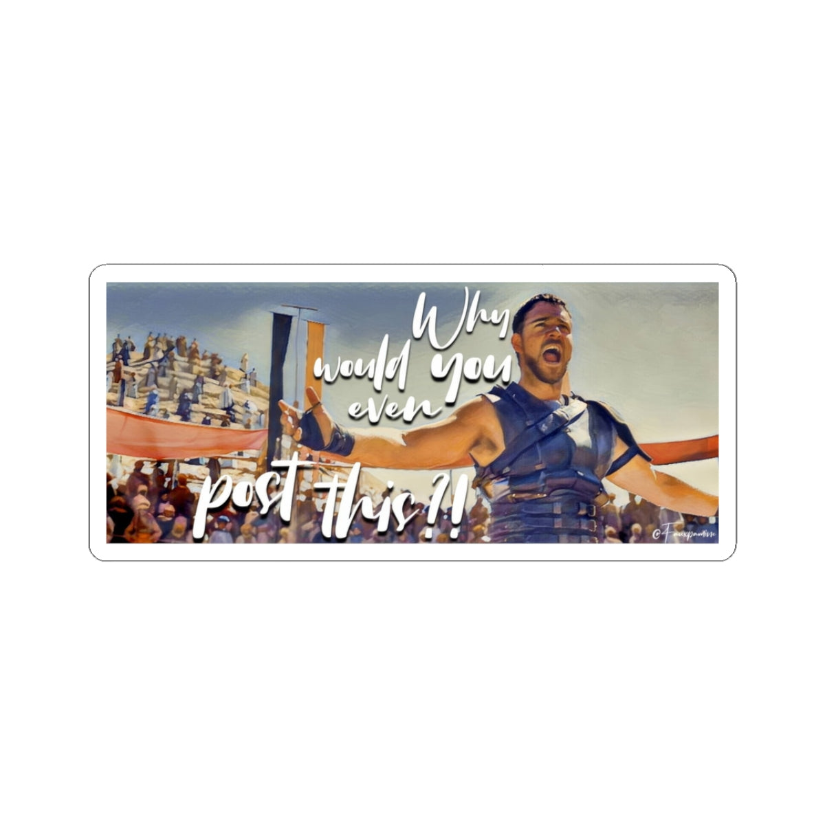 Maximus Cringe - Sticker