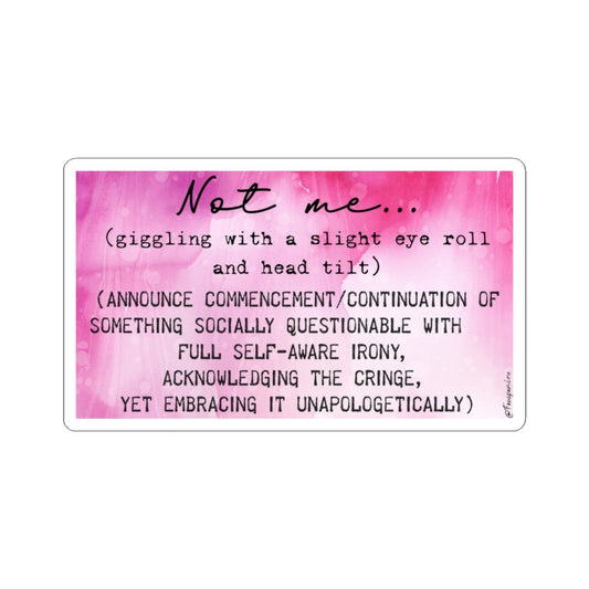 A Confessional in Echo and Evasion - Sticker