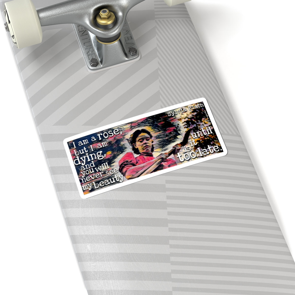 Kiss From a Pearl on Your Grave - Sticker