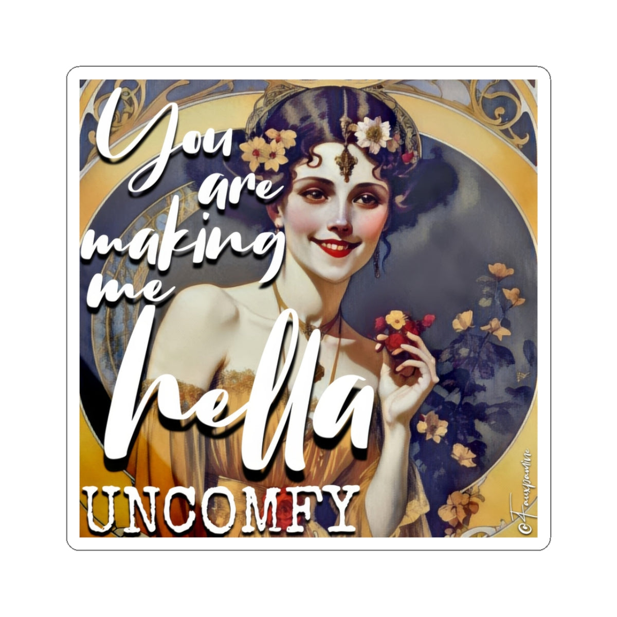 Nouveau & No Thank You - Sticker
