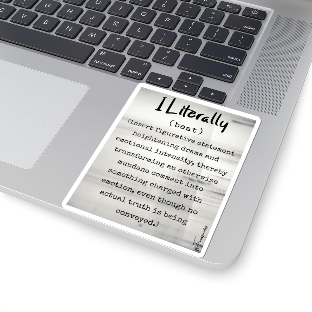 The Gospel of Exaggerated Utterance - Sticker