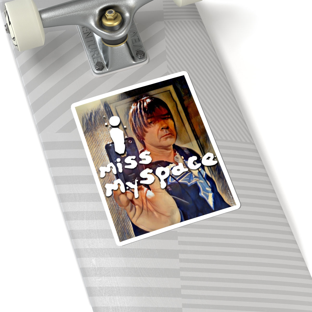 Elder Emo in the Mirror of MySpace - Sticker