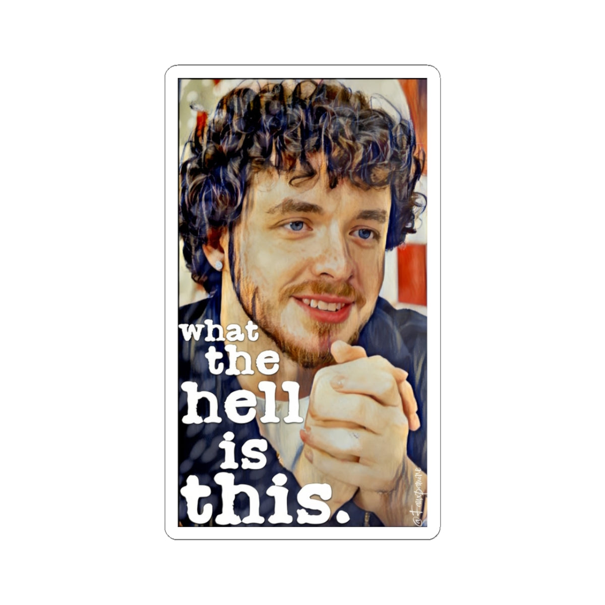 The Smile as Interrogation - Sticker