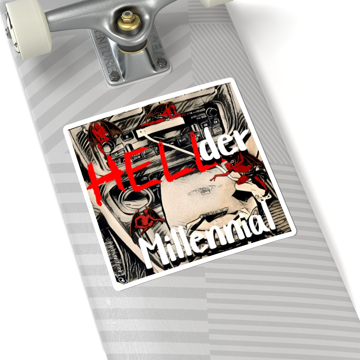 Hellder Millenial - Sticker