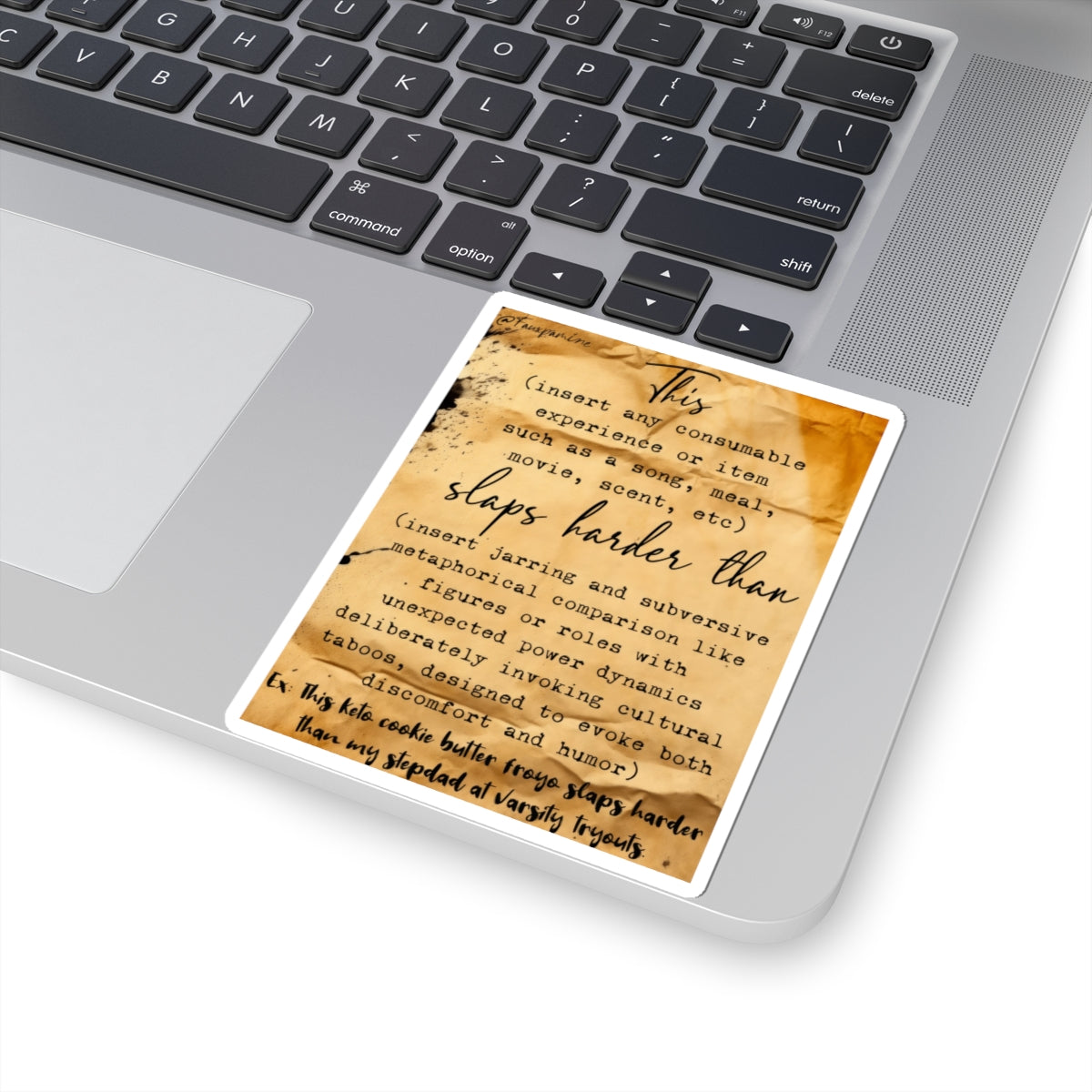 The Violence of the Hyperbolic Analogy - Sticker