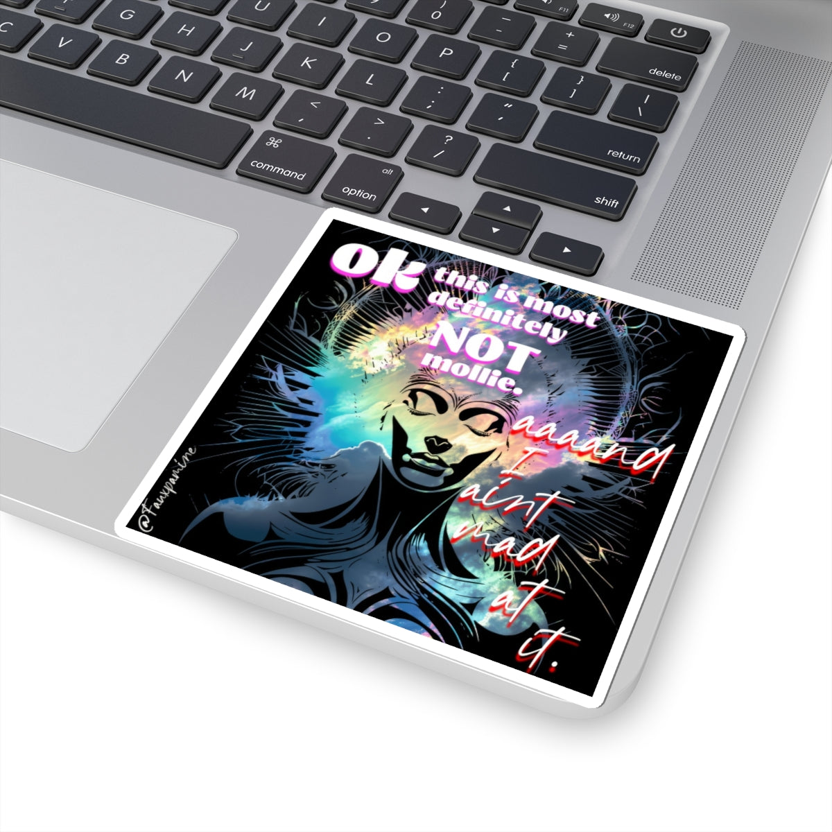 Ecstasy in Denial, Halo in Neon - Sticker