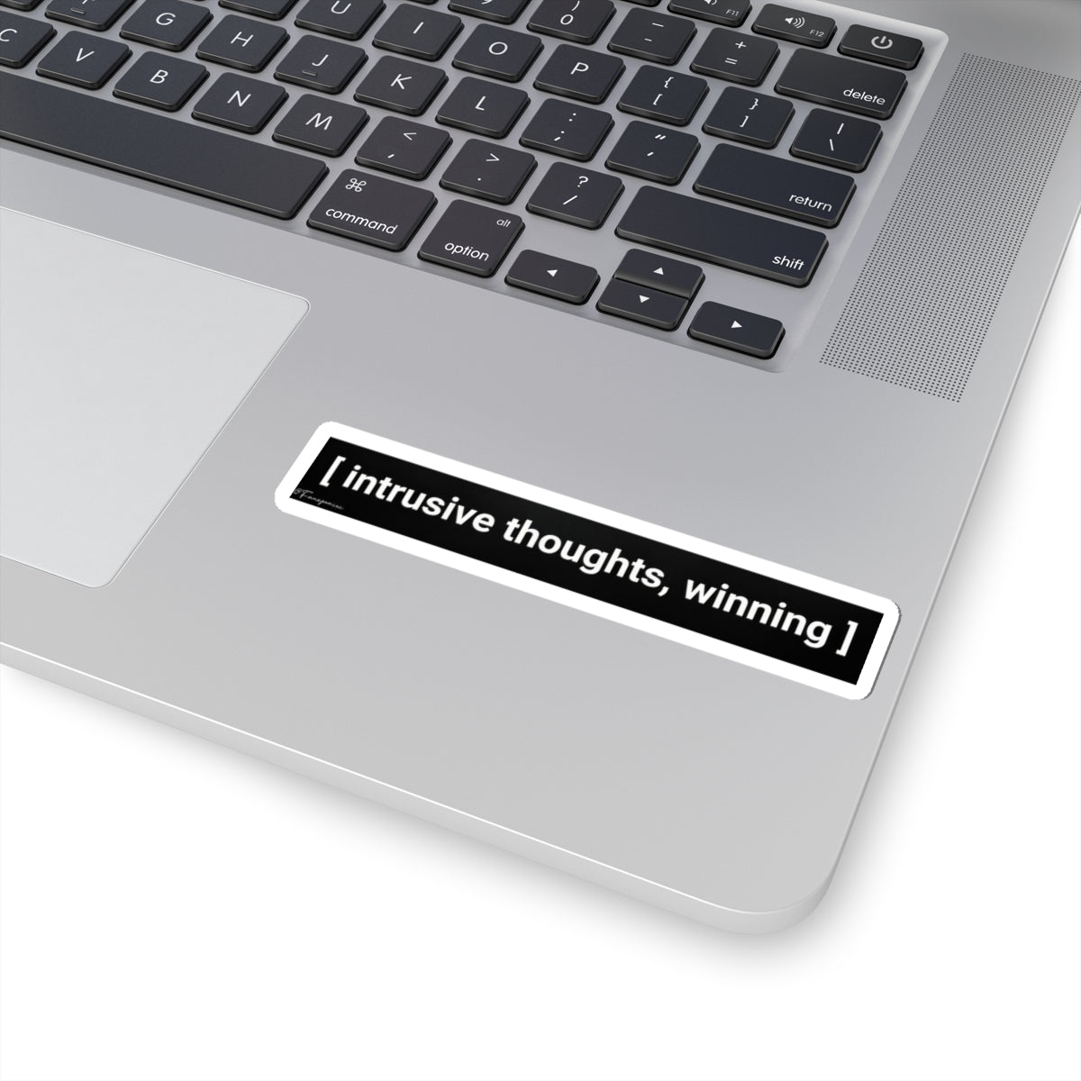 intrusive thoughts, winning - Sticker