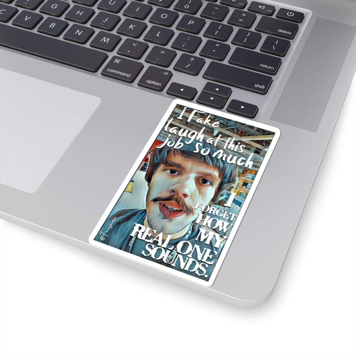 The Erosion of Authenticity Under Fluorescent Lighting - Sticker