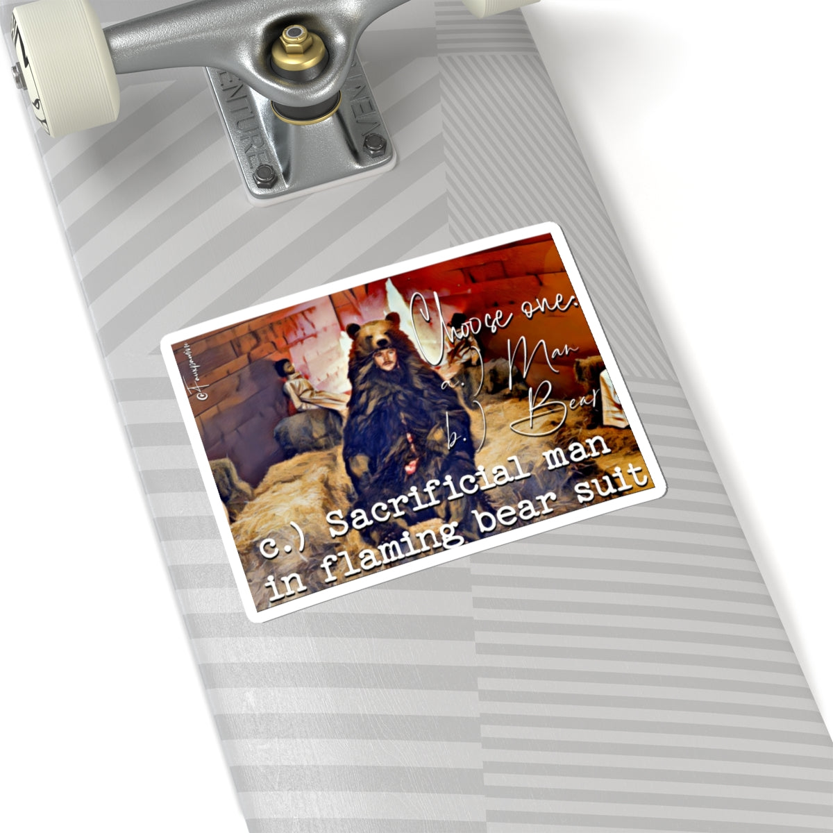 Man, Bear, Sacrifice (The Pagan Ternary) - Sticker