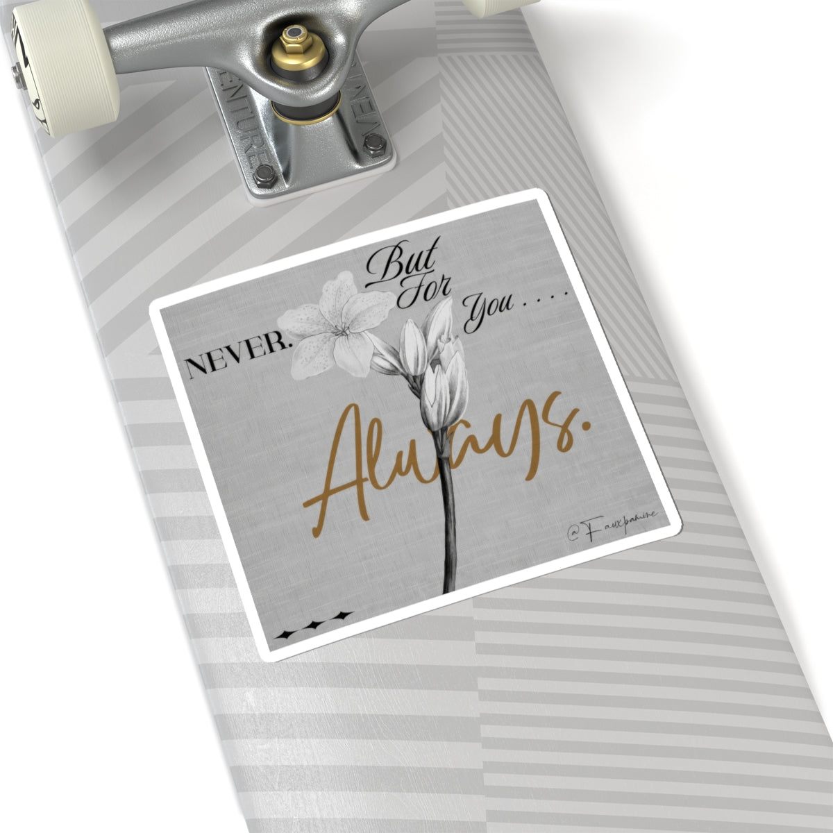 The Contradiction Wears Perfume - Sticker