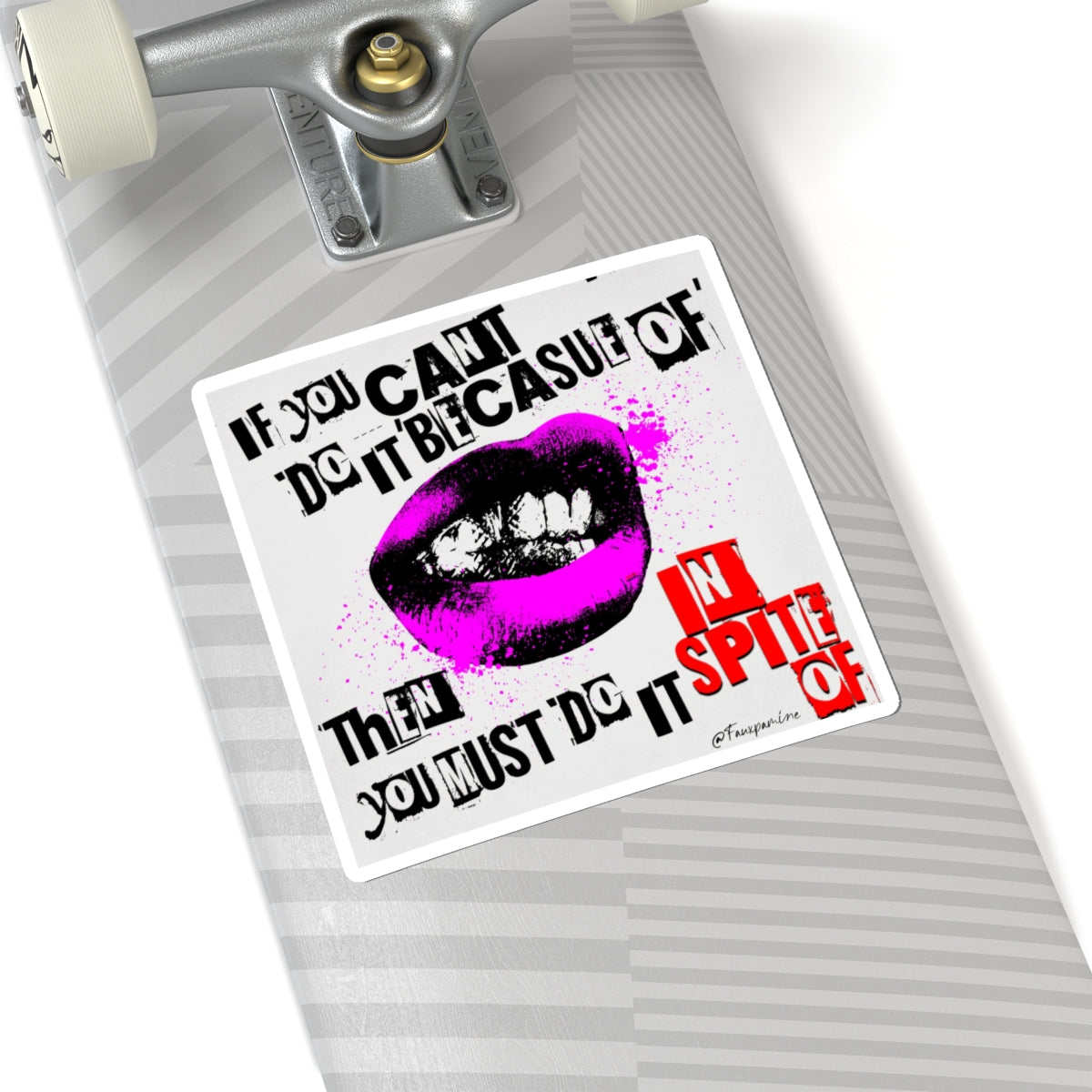 Teeth Against the Void - Sticker