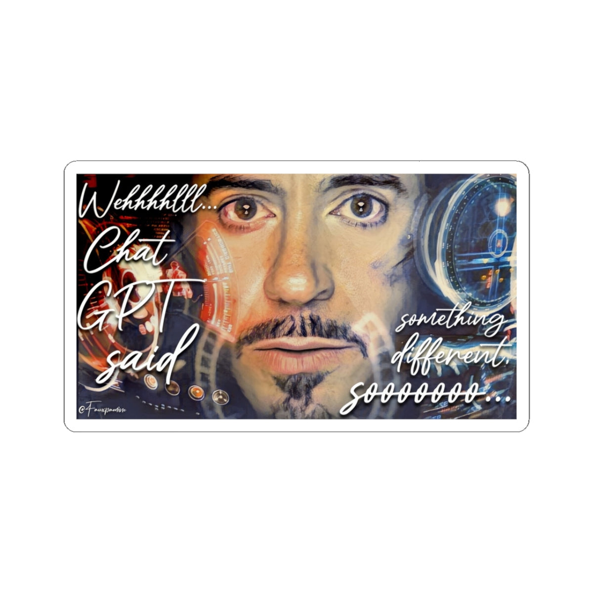 The Iron Oracle  - Sticker