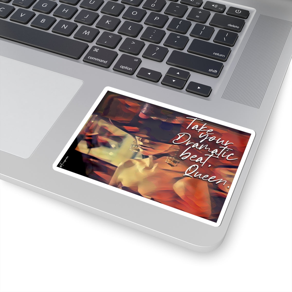 Crowned in Pause - Sticker