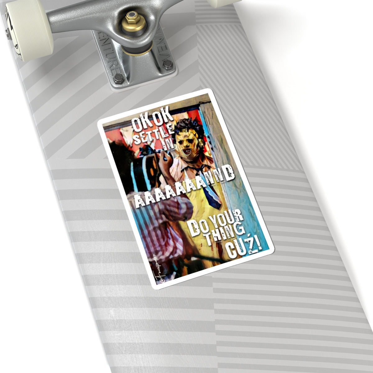 The Liturgical Benediction of the Chainsaw - Sticker