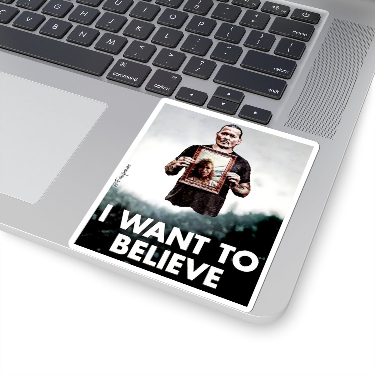 Flattened Renaissance portraiture via JPEG ritualism - Sticker