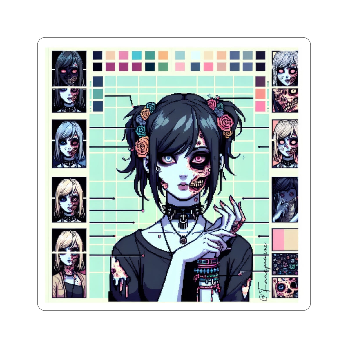 Hex Code: Rot - Sticker