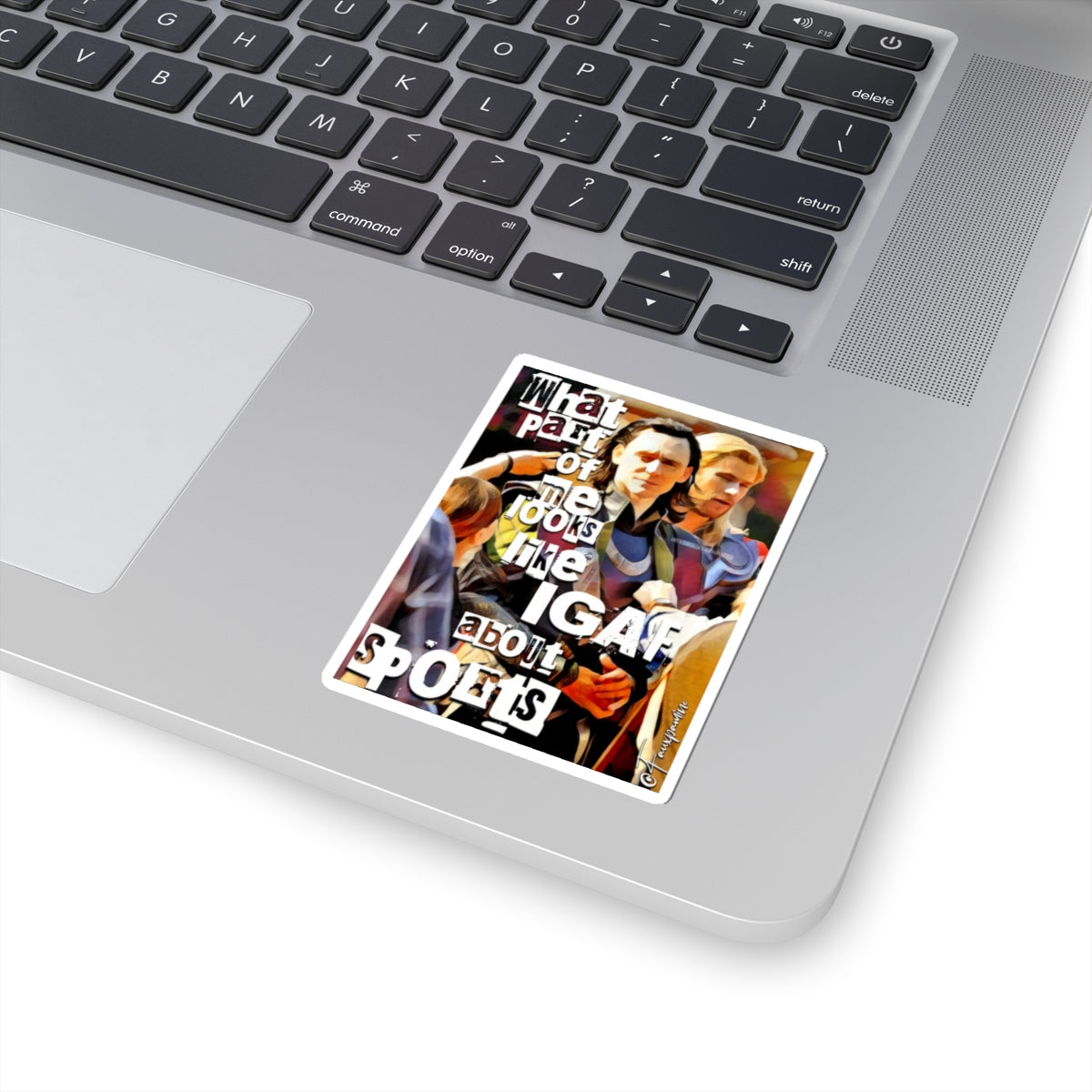 What Part of Me Looks Like I GAF About Sports - Sticker