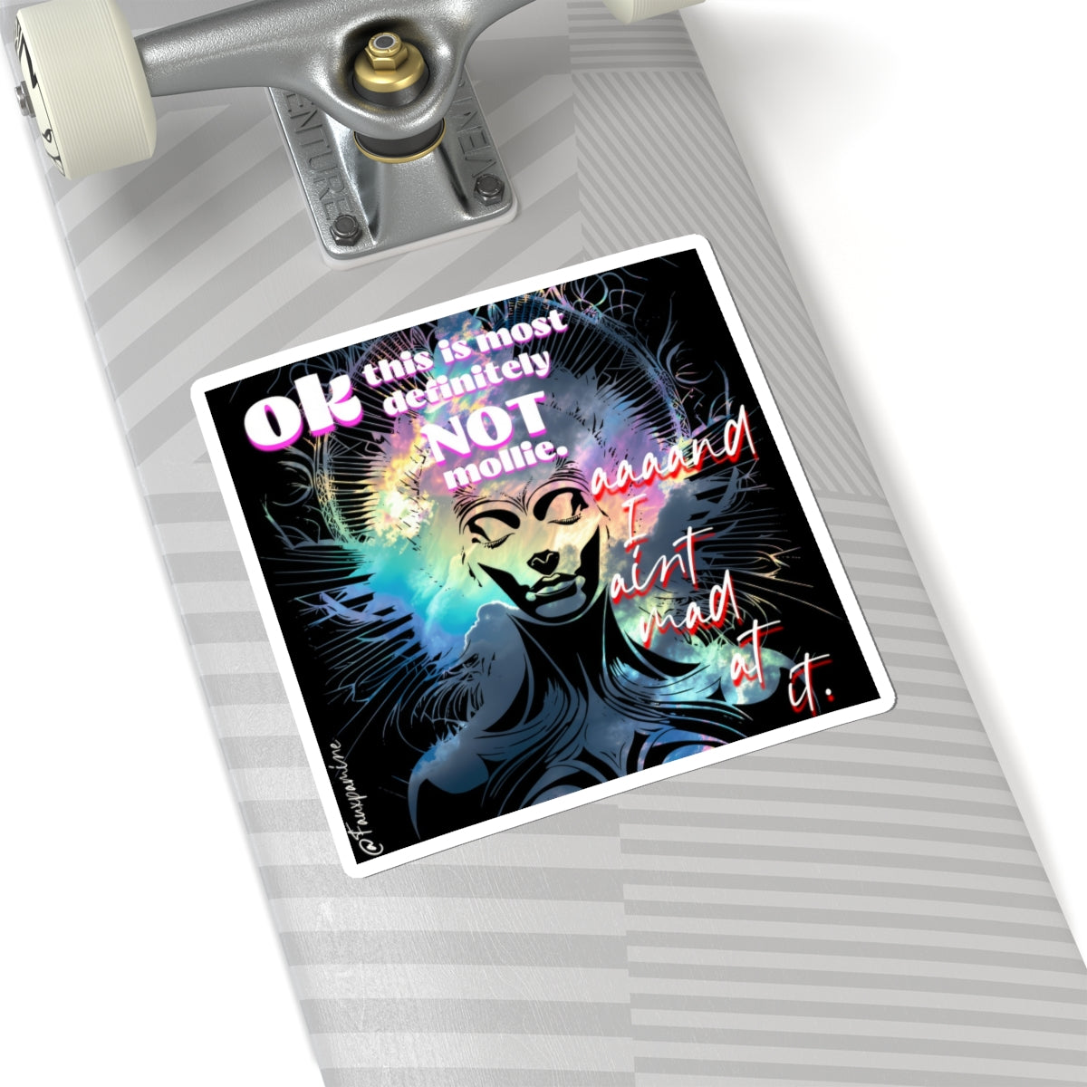 Ecstasy in Denial, Halo in Neon - Sticker