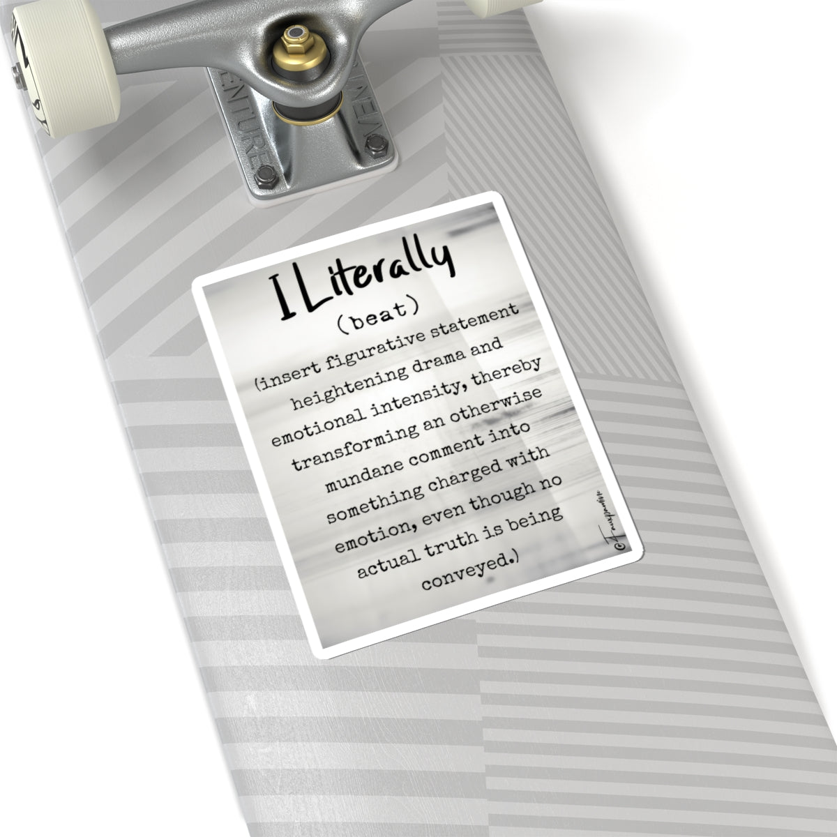 The Gospel of Exaggerated Utterance - Sticker
