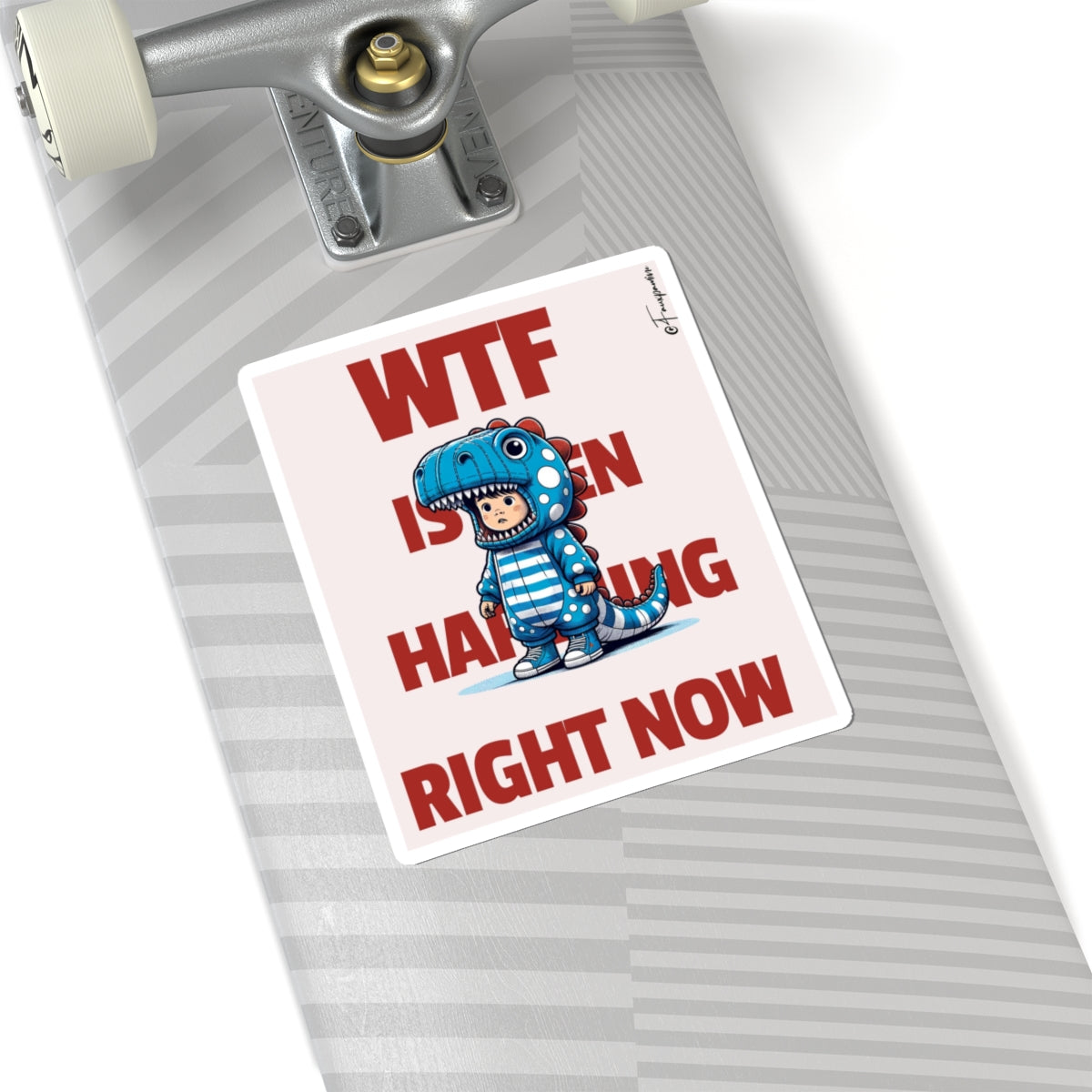 The Child in the Maw of Dinosaurs, or Anxieties of the Present Hour - Sticker