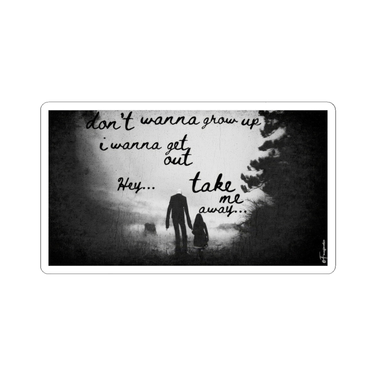 Pink Slip to the Woods - Sticker