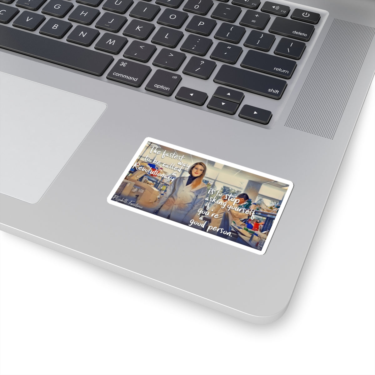 Portrait of Ambition Stripped of Ethics - Sticker
