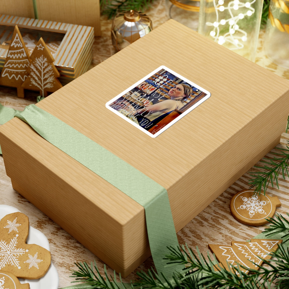 Mona Lisa Side-Eye - Sticker