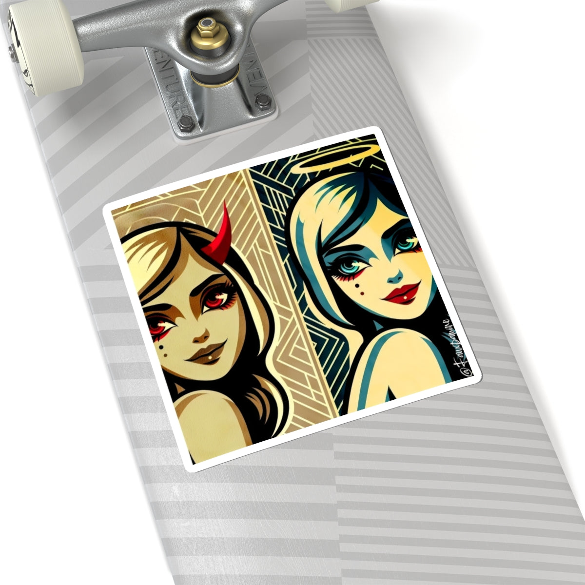 You said she is so evil, but - Sticker