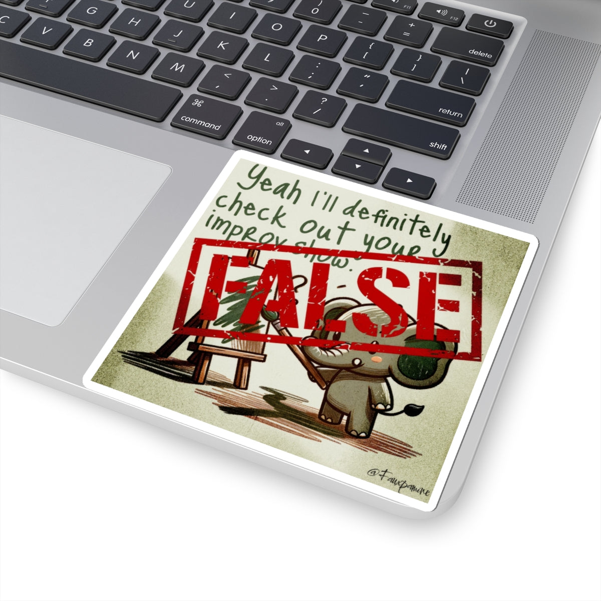 Yeah I’ll definitely check out your improv show - Sticker
