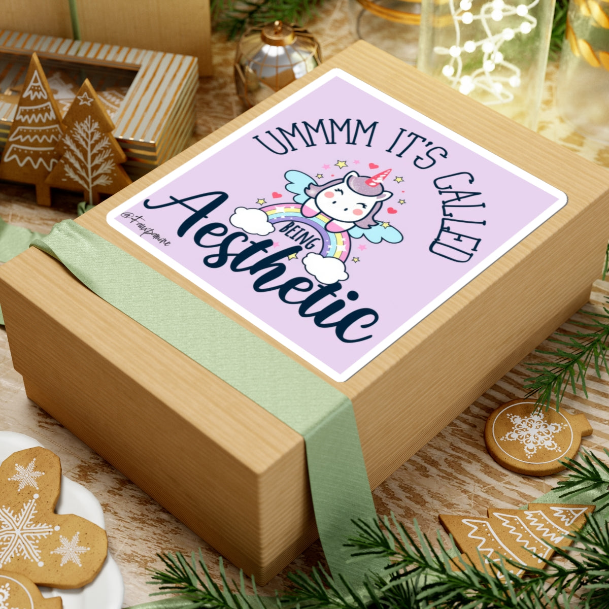 Kawaii Minimalism Turned Cult Manifesto - Sticker