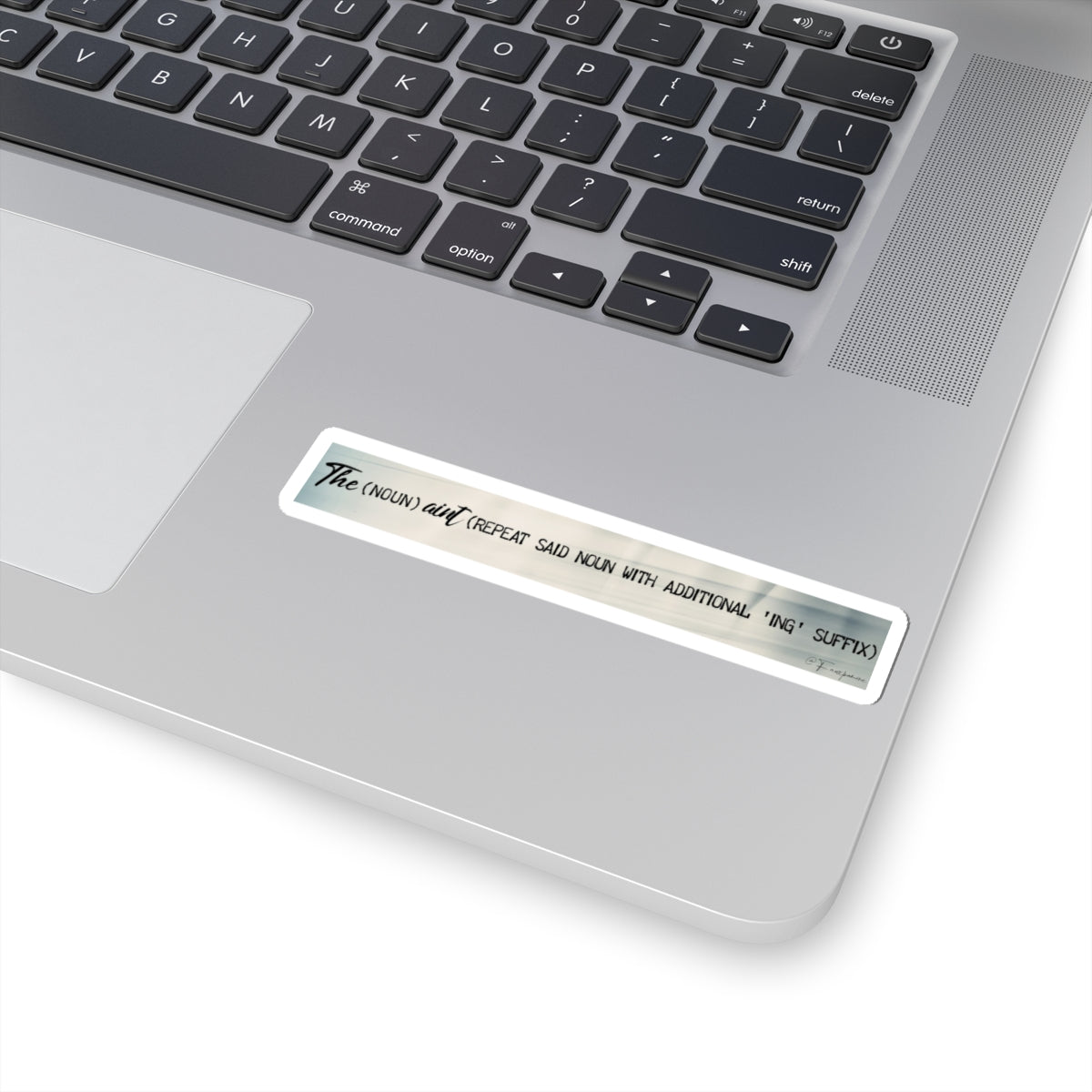 A Grammar of Absence - Sticker