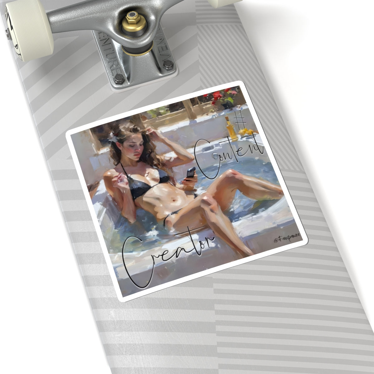 Rainbow Ego Feed - Sticker