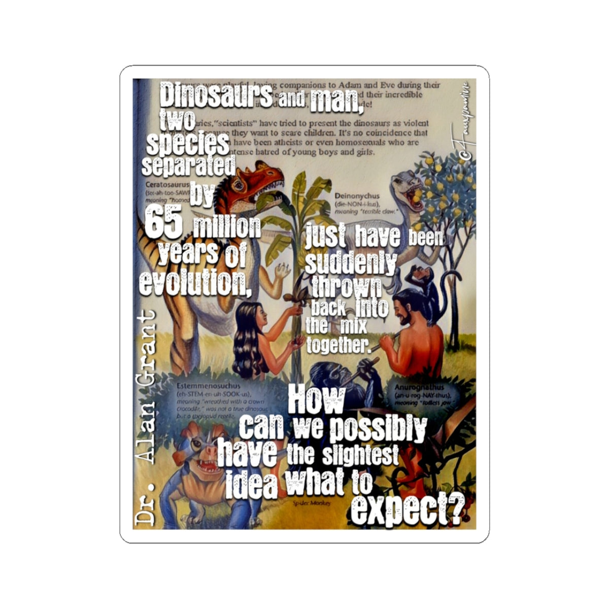 Genesis Rewritten - Sticker