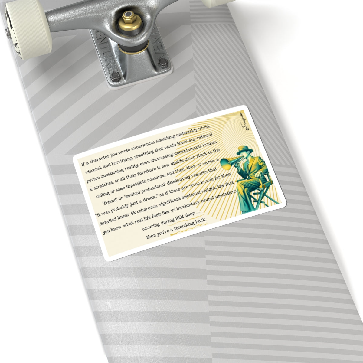 Manifesto, Annotated in Rage - Sticker