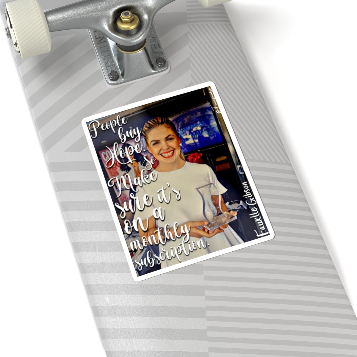 Smile on Loan, Trophy Pre-Return. - Sticker