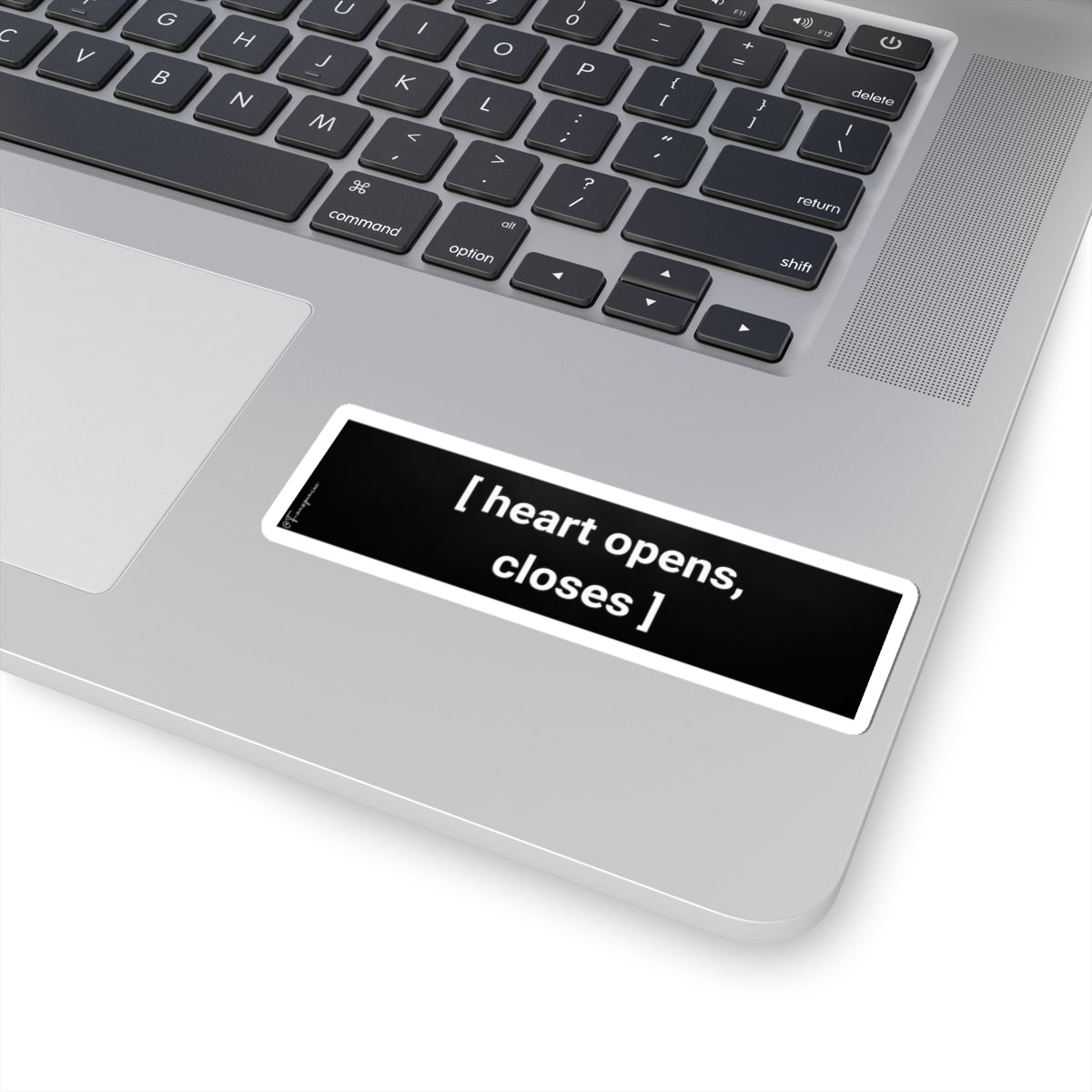 heart opens, closes - Sticker