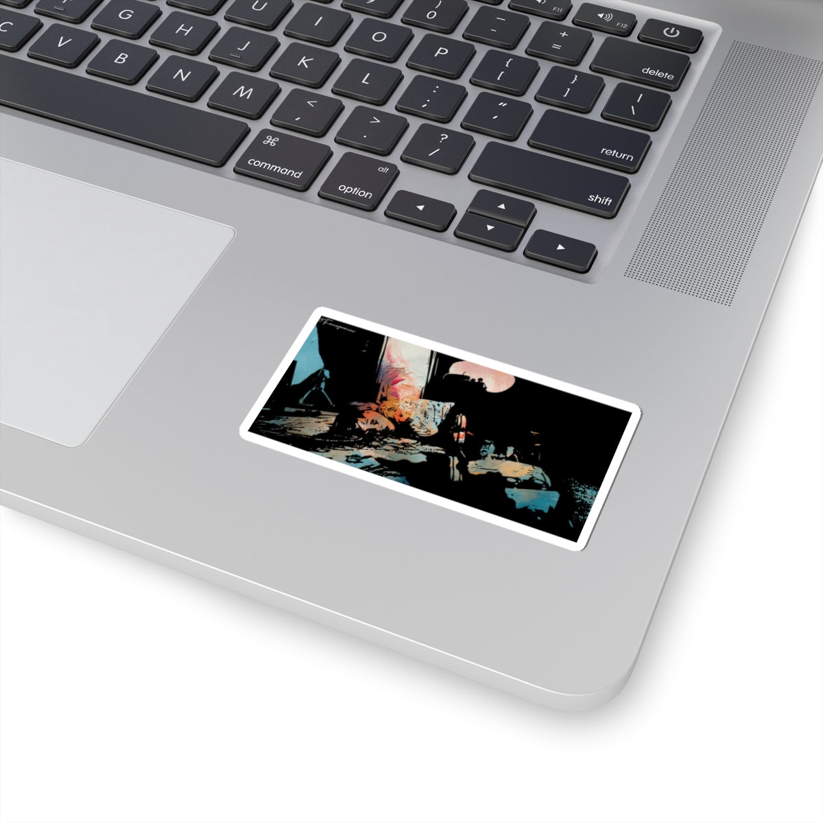 The Little Girl and the Robot’s Lament - Sticker