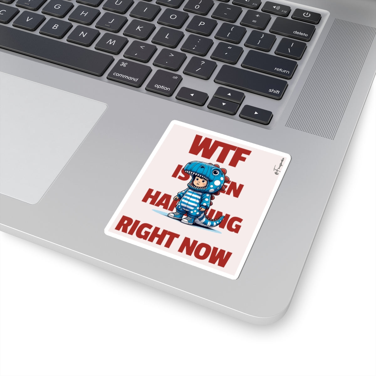 The Child in the Maw of Dinosaurs, or Anxieties of the Present Hour - Sticker